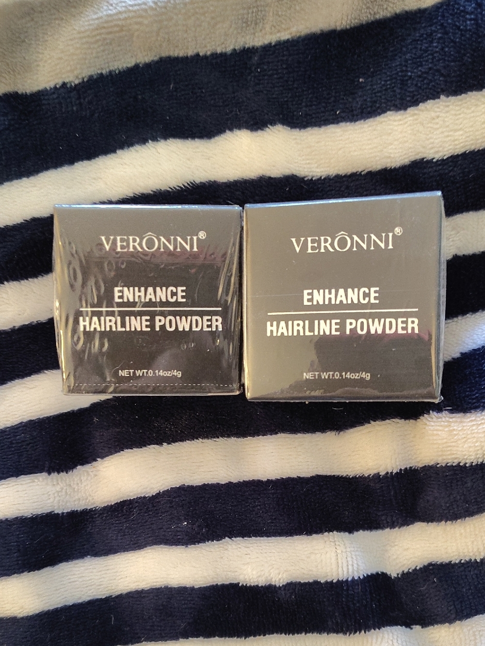 VERONNI Enhance Hairline Powder - Black Packaging 2 Black